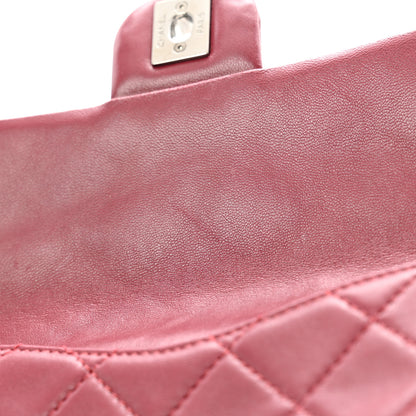 Chanel Lambskin Quilted Mini Mineral Nights Flap Crossbody Bag Dark Red 13 of 14