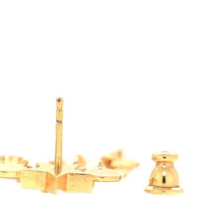 Christian Dior Pearl Danseuse Etoile Chain Dangle Earring Gold 3 of 4