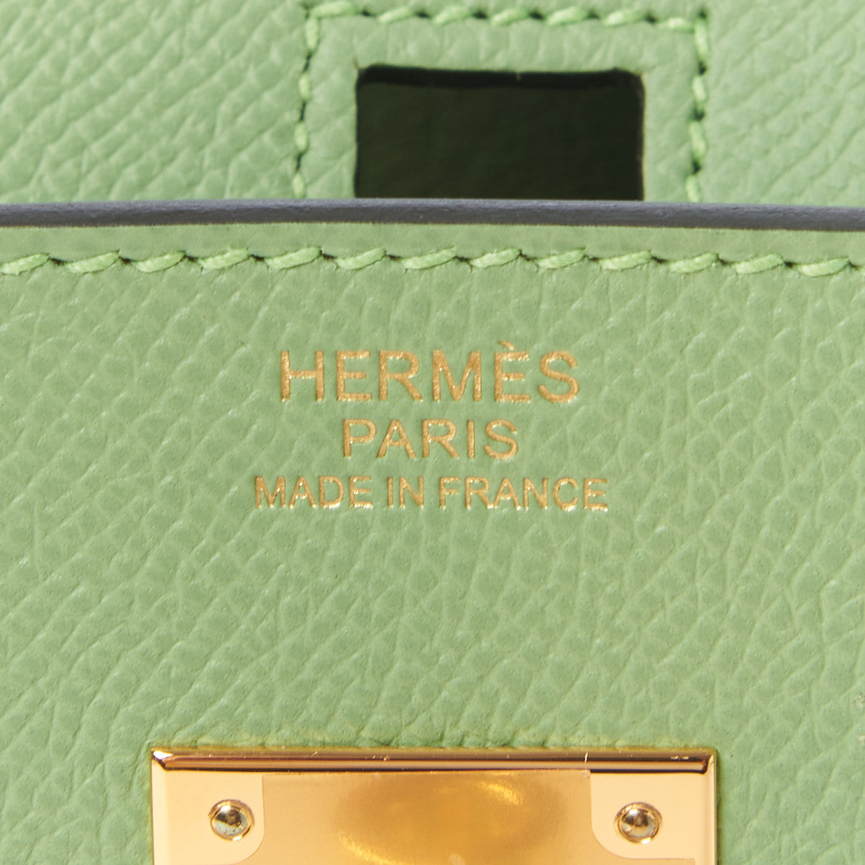 Hermes Epsom Sellier Birkin 30 Vert Criquet 21 of 32