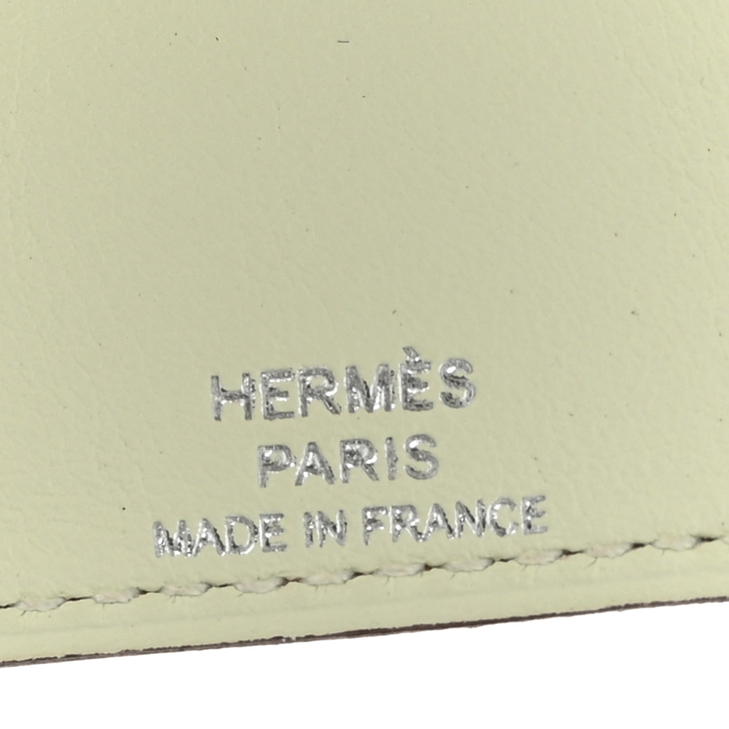 Hermes Togo Swift Nano Ulysse Bag Charm Gold Vert Fizz 5 of 6