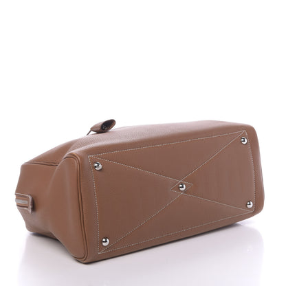 Hermes Taurillon Clemence Victoria II 35 Gold 4 of 12