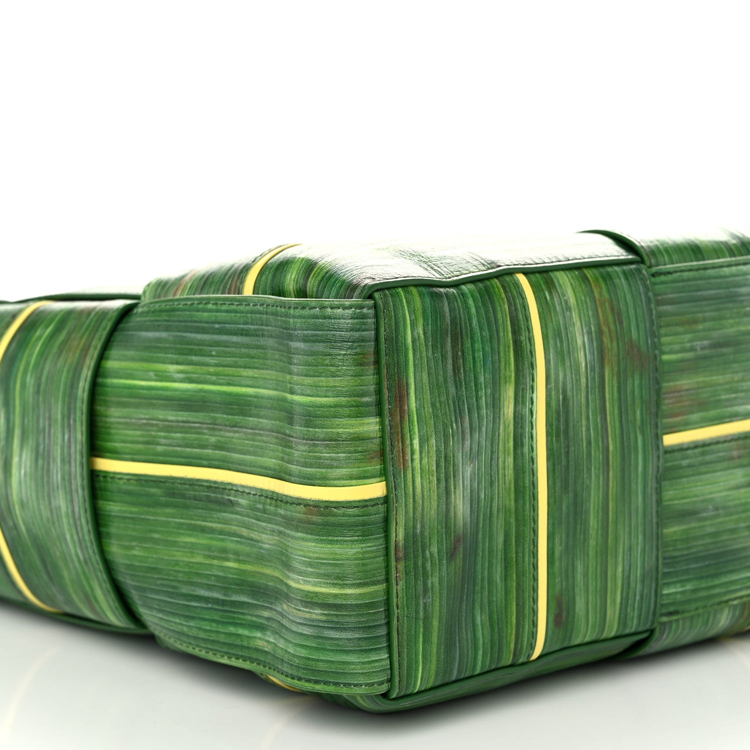 Bottega Veneta Calfskin Intrecciato Tropical Leaf Printed Large