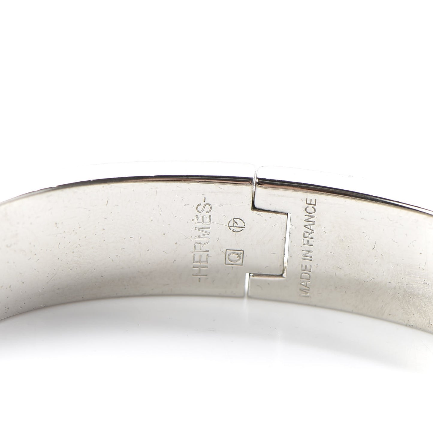 Enamel Narrow Clic Clac H Bracelet PM Orange