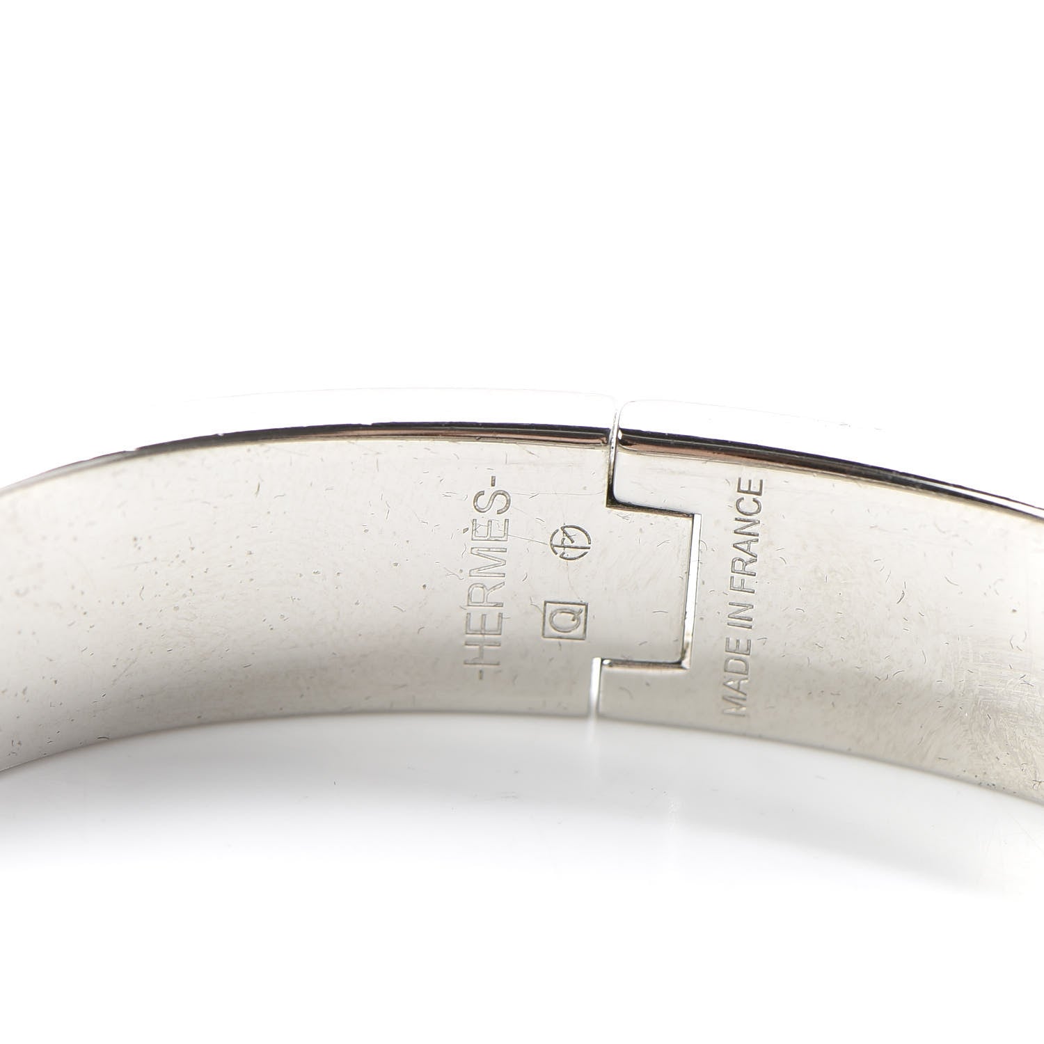 Hermes Enamel Narrow Clic Clac H Bracelet PM Orange 6 of 7