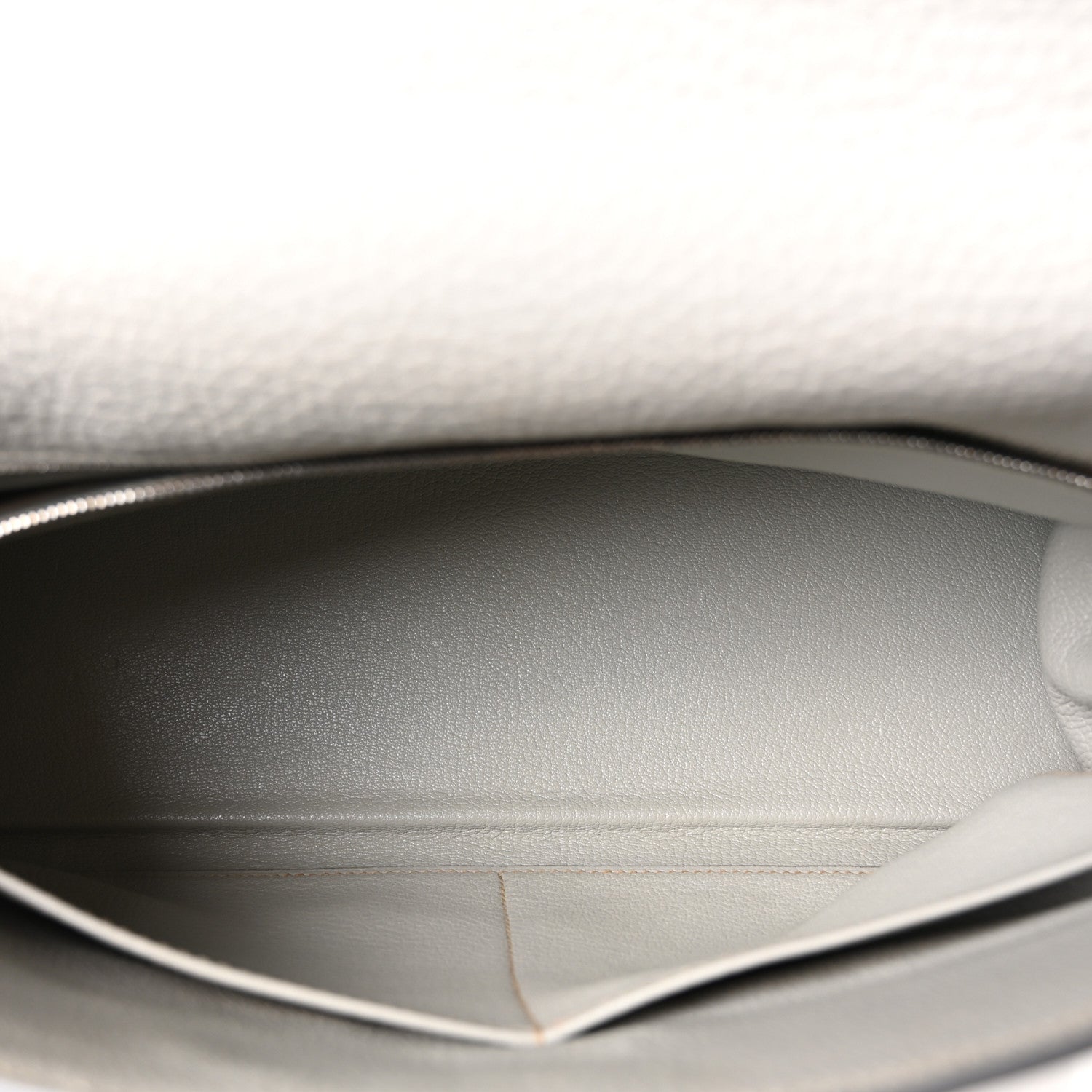 Hermes Taurillon Clemence Kelly Retourne 32 Gris Perle 5 of 11