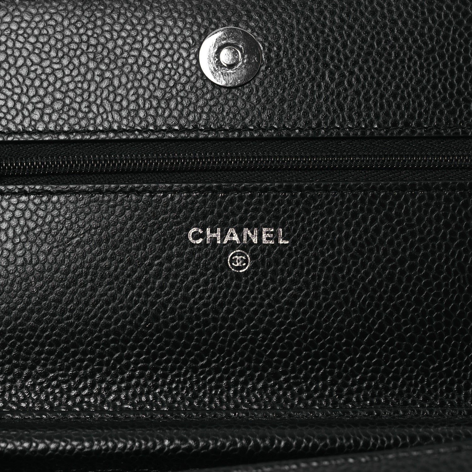 Chanel Caviar Quilted Wallet on Chain WOC Black 6 of 13