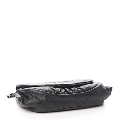 Chanel Caviar Half Moon Wallet On Chain WOC Black 4 of 12