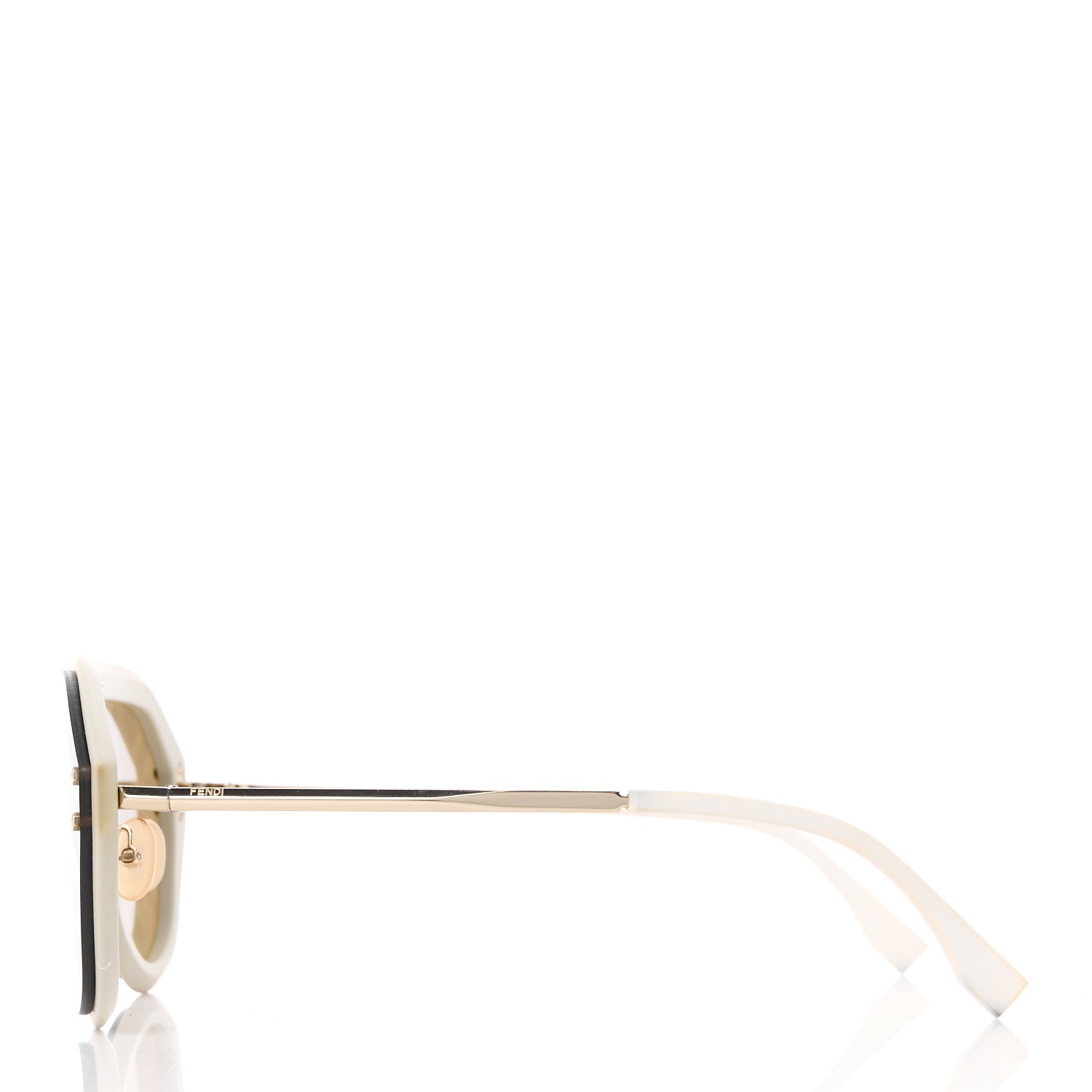 Fendi Acetate FF Fabulous Shield Sunglasses FF M0039/G/S White 3 of 8