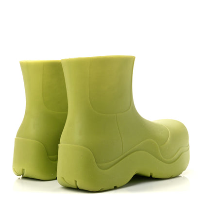 Bottega Veneta Rubber Puddle Ankle Boots 37 Kiwi 4 of 10