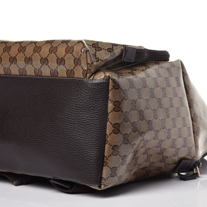 Gucci Crystal Monogram Backpack Dark Brown 9 of 12