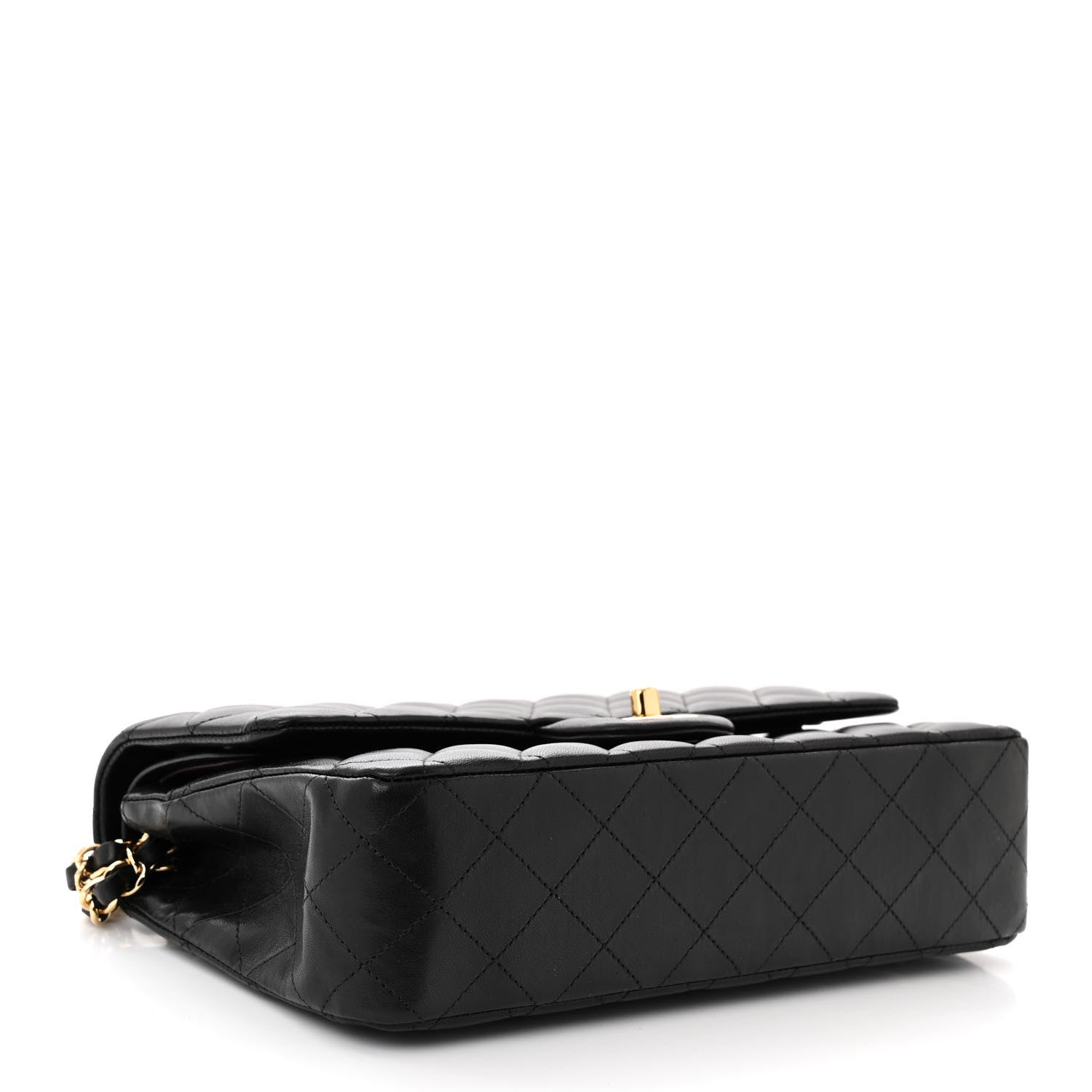 Chanel Lambskin Quilted Medium Double Flap Black 4 of 11