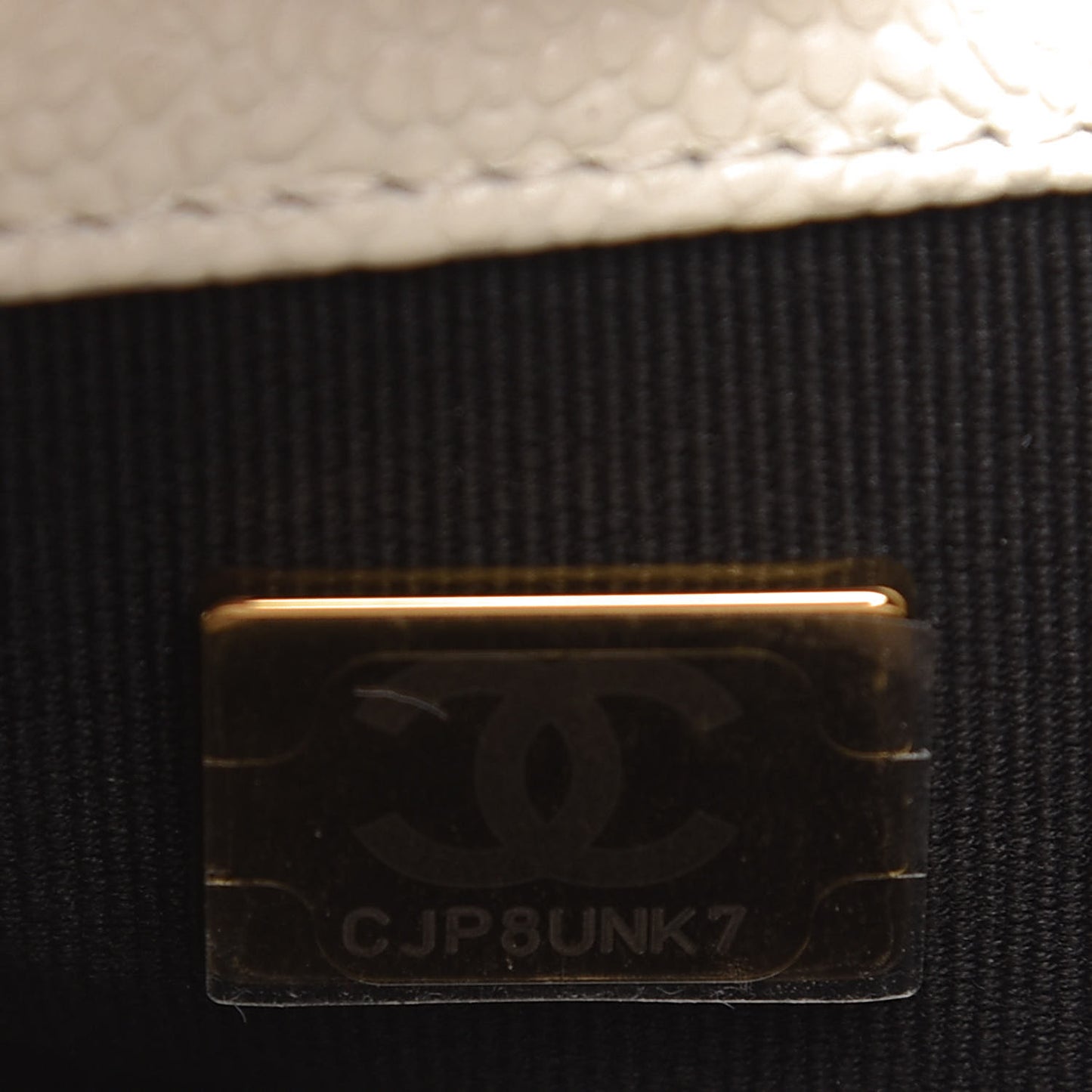 Caviar Quilted Mini Chain Soul Flap White