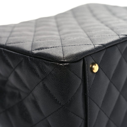 Chanel Caviar Quilted Small Shopping Tote Black 13 of 14