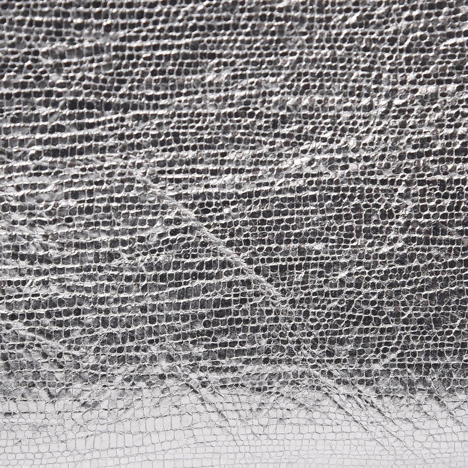 Saint Laurent Textured Metallic Calfskin Classic Monogram Cassandre Clutch Silver 8 of 8