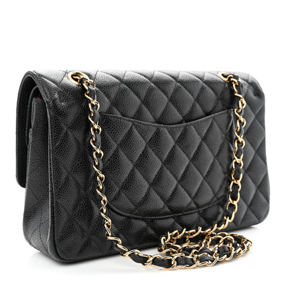 Chanel Caviar Quilted Medium Double Flap Black 3 of 13