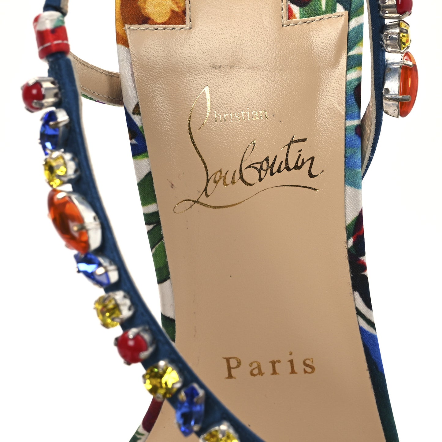 Crepe Satin Rosapetra 100 Sandals 38 Ludwig Multi