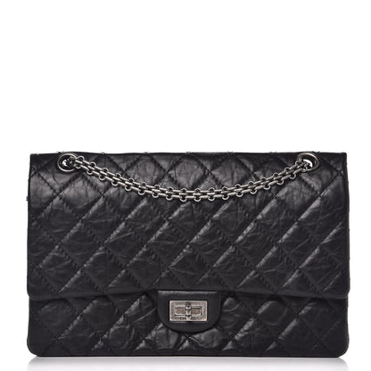 Chanel Aged Calfskin Quilted 2.55 Reissue 226 Flap Black 1 of 9