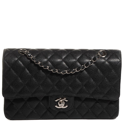 Chanel Caviar Quilted Medium Double Flap Black 1 of 9