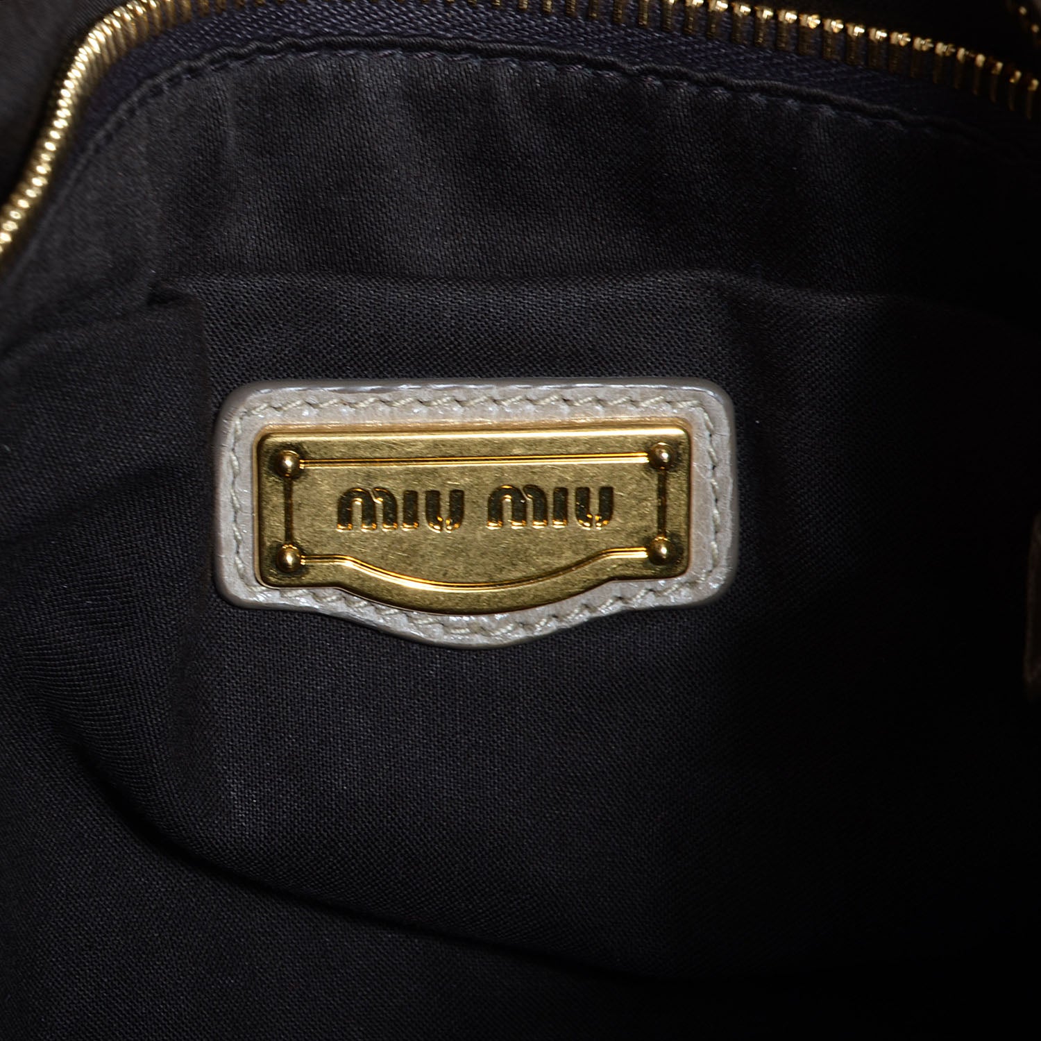 Miu Miu Vitello Lux Medium Bow Bag Pomice 6 of 10