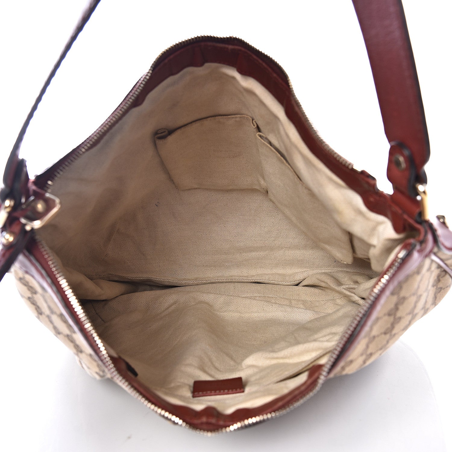 Gucci Monogram Medium Sukey Hobo Brown 4 of 17