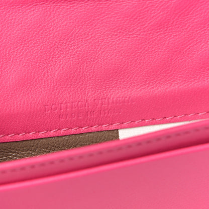 Bottega Veneta Nappa Intrecciato Card Holder Rosa Shock 7 of 7