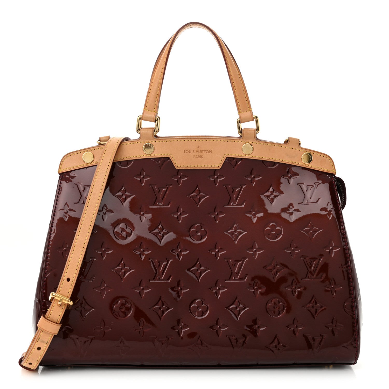 Louis Vuitton Vernis Brea MM Rouge Fauviste 1 of 12