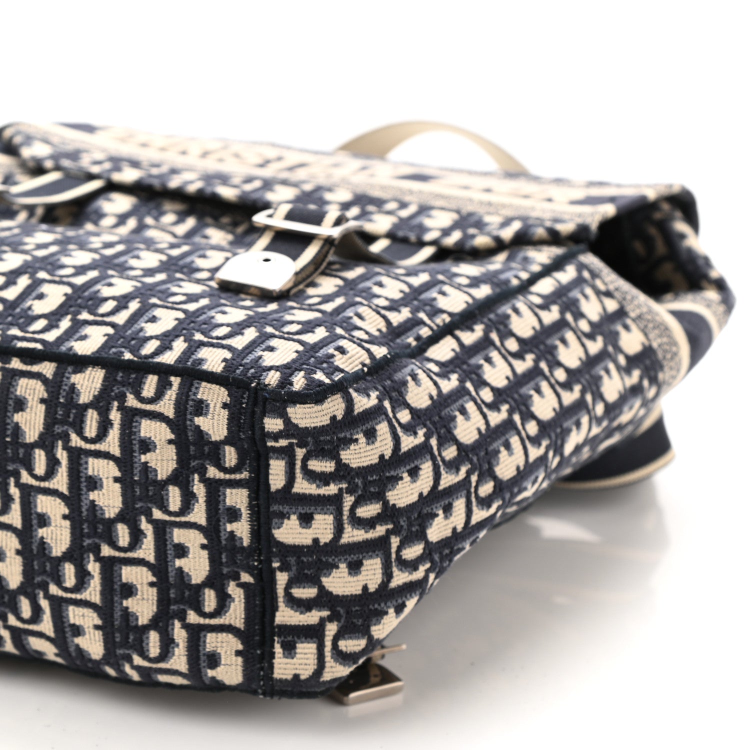 Christian Dior Oblique Backpack Blue White 8 of 8