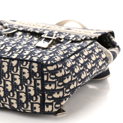 Christian Dior Oblique Backpack Blue White 8 of 8