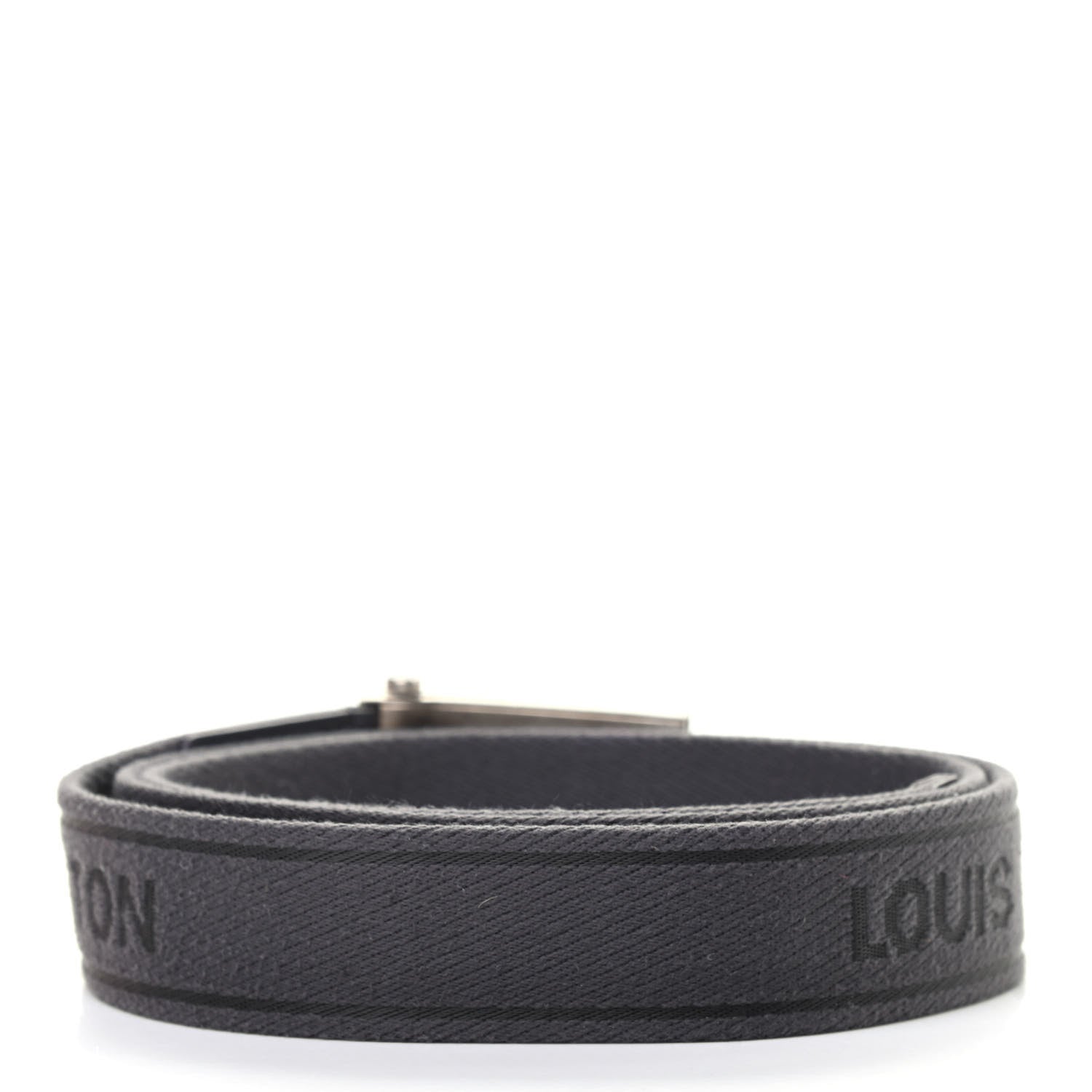 Louis Vuitton Canvas Inventeur Bengale Belt 100 40 Grey 2 of 4