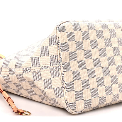 Louis Vuitton Damier Azur Neo Neverfull MM Rose Ballerine 9 of 10