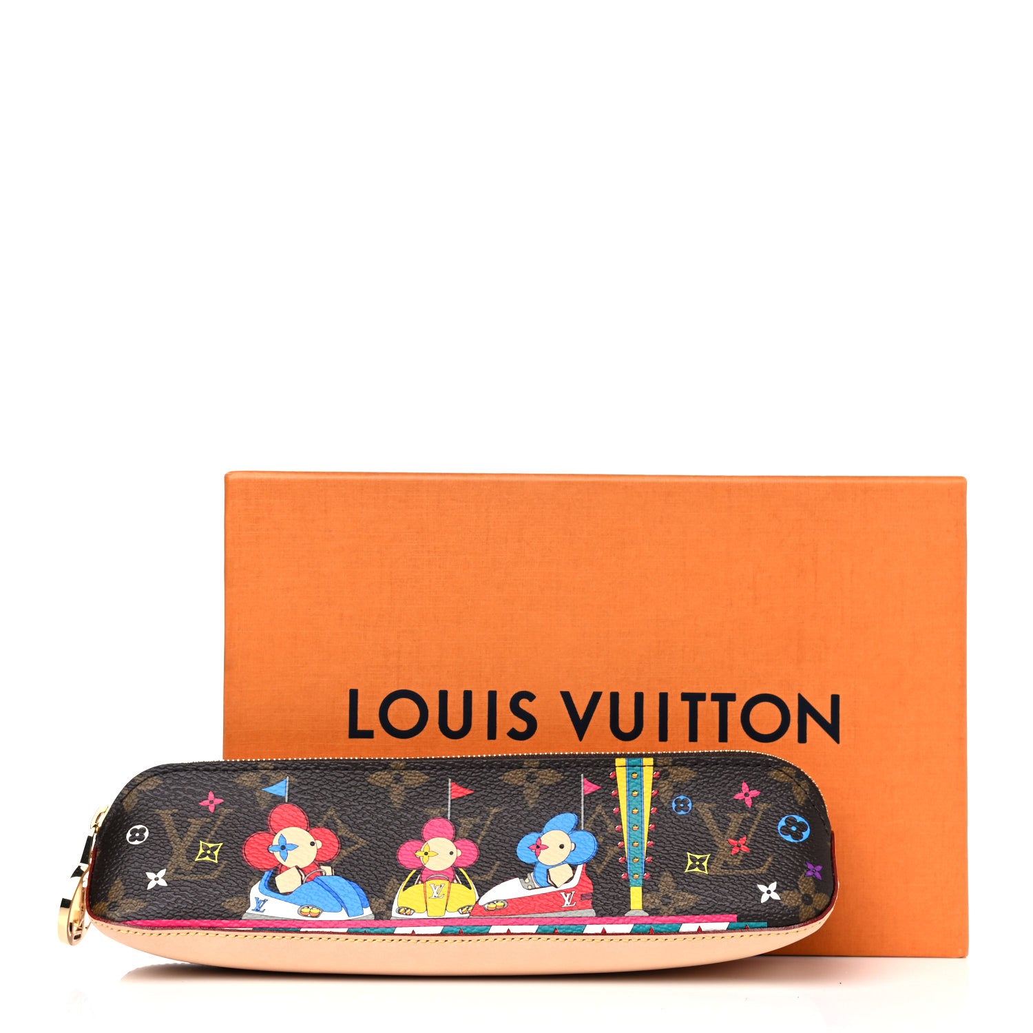 Louis Vuitton Monogram 2020 Christmas Animation Elizabeth Pencil Pouch Coquelicot 7 of 7