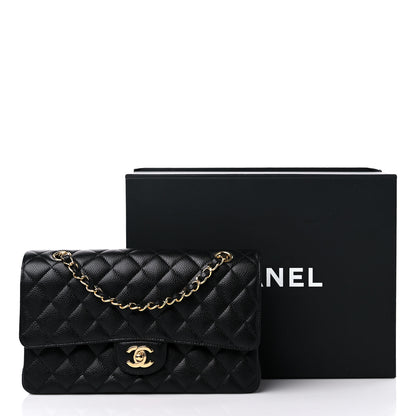 Chanel Caviar Quilted Medium Double Flap Black 10 of 10