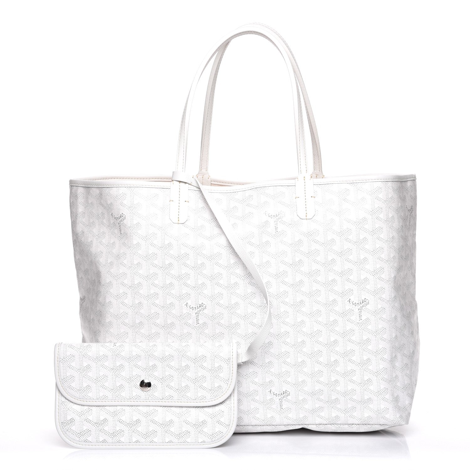 Goyard Goyardine Saint Louis PM White 1 of 9
