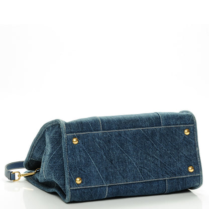 Prada Denim Shopping Tote 4 of 8