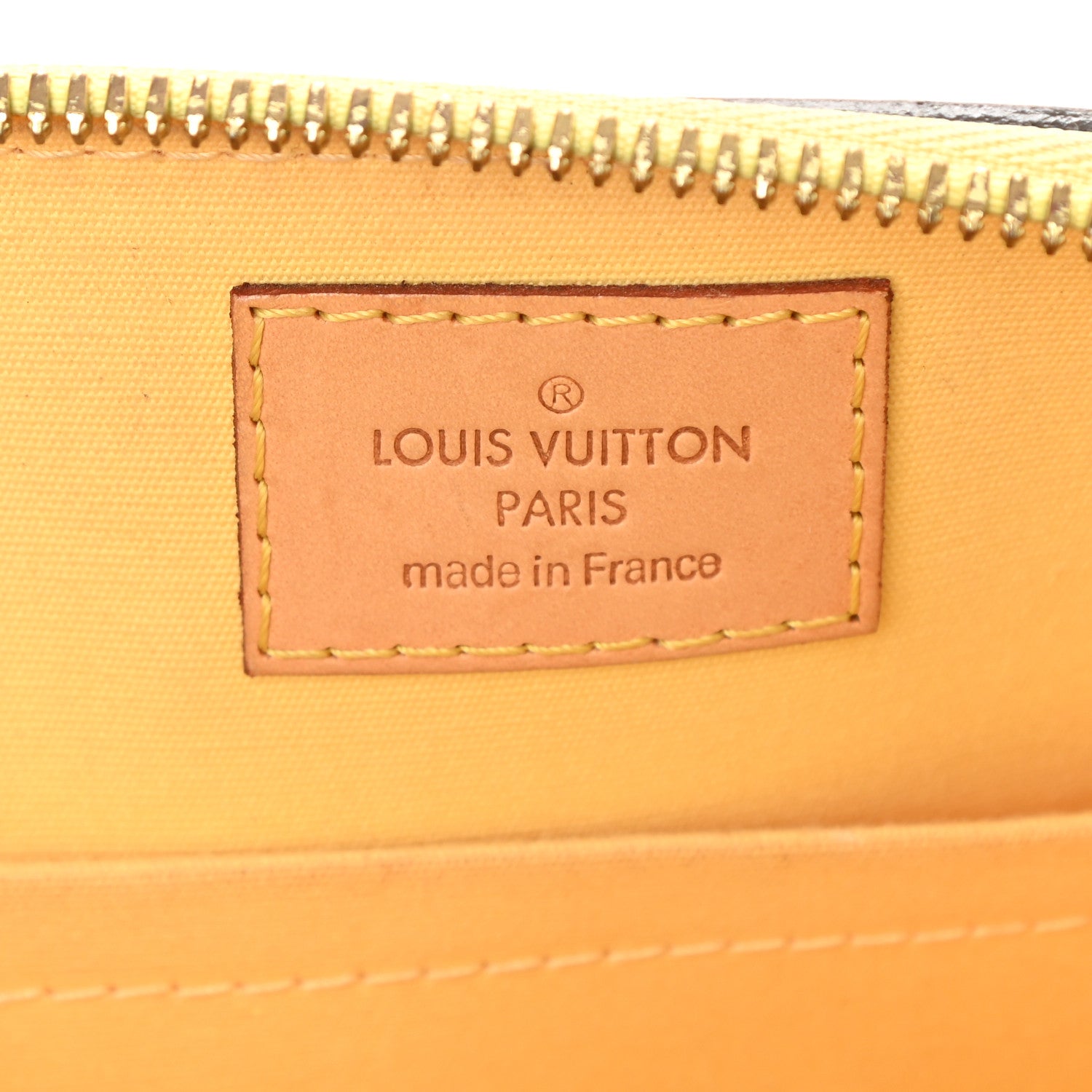 Louis Vuitton Vernis Alma BB Citrine 6 of 10