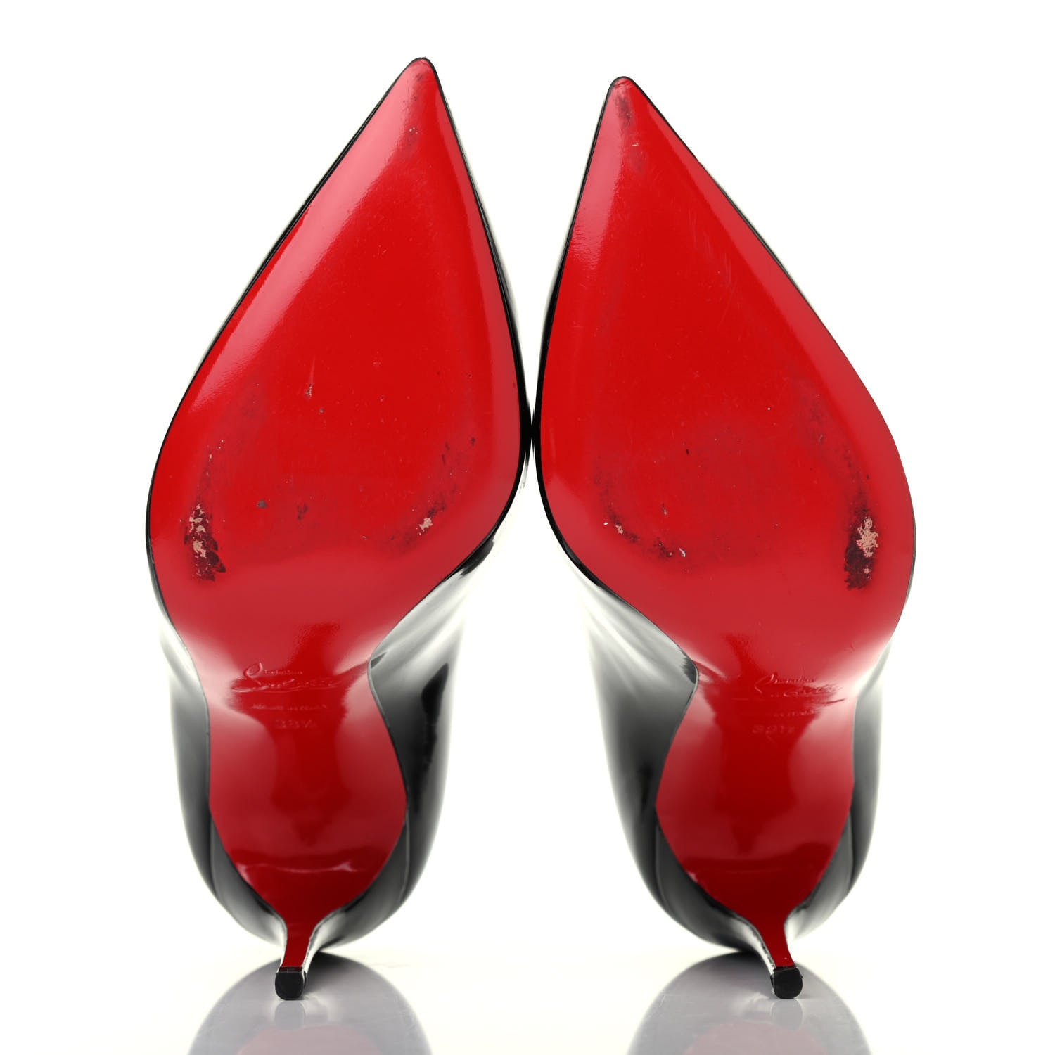 Christian Louboutin Patent Pigalle Follies 100 Pumps 38.5 Black 4 of 4