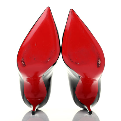 Christian Louboutin Patent Pigalle Follies 100 Pumps 38.5 Black 4 of 4