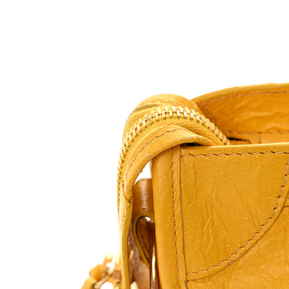 Balenciaga Agneau Classic Silver Hardware S City Jaune Epi 13 of 17