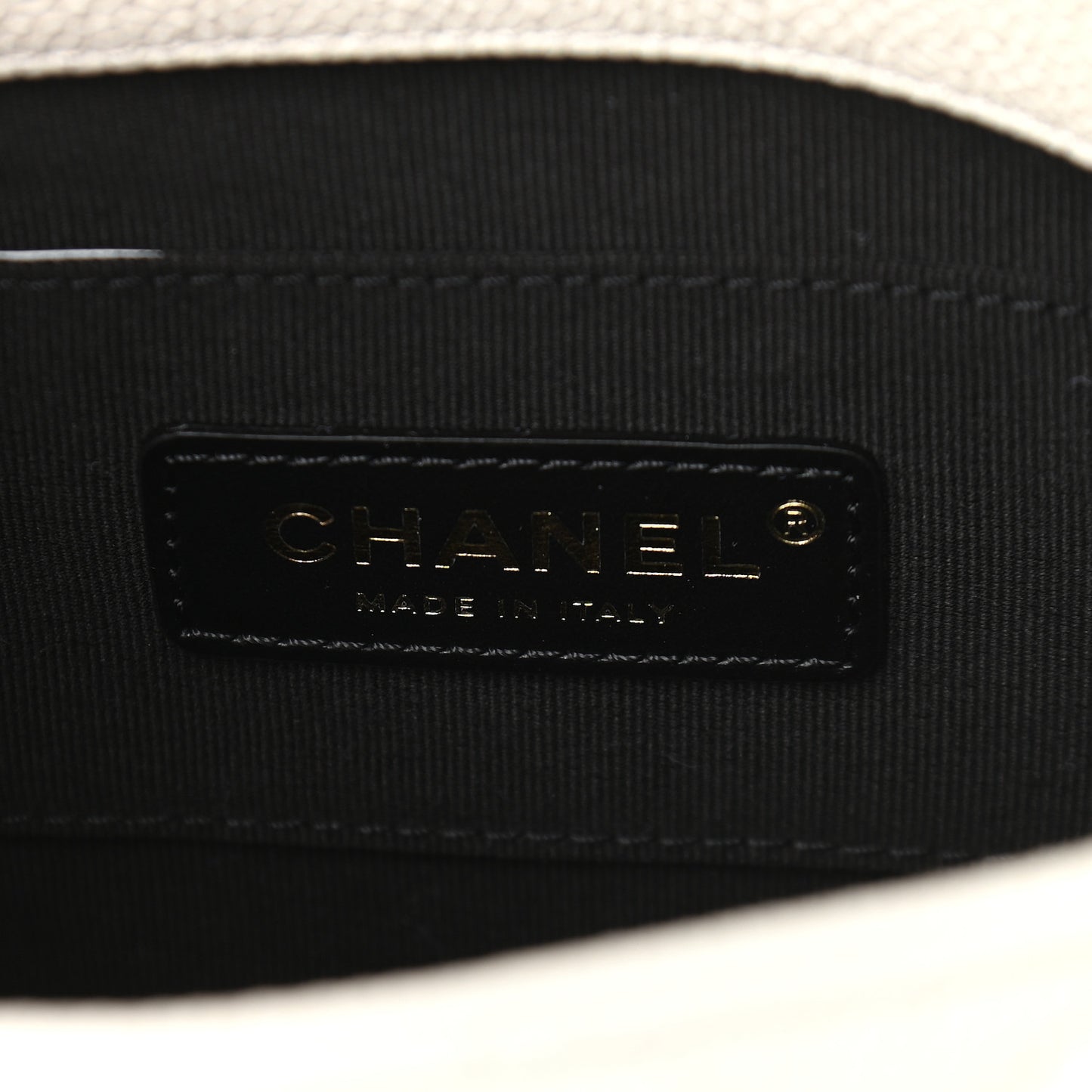 Caviar Quilted Mini Chain Soul Flap White