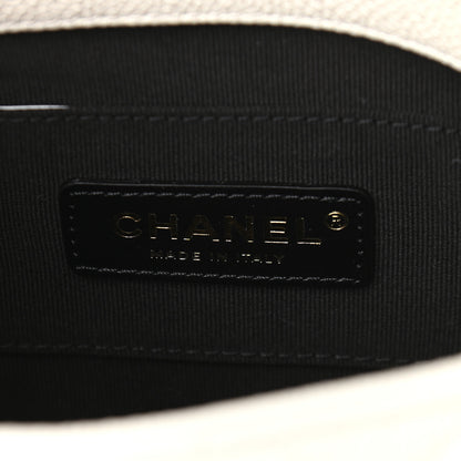 Chanel Caviar Quilted Mini Chain Soul Flap White 6 of 9