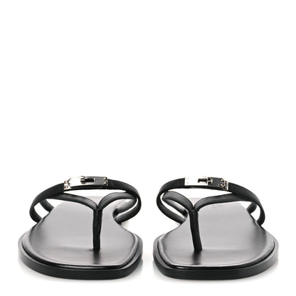 Hermes Calfskin Miss Sandals 39 Black 3 of 11