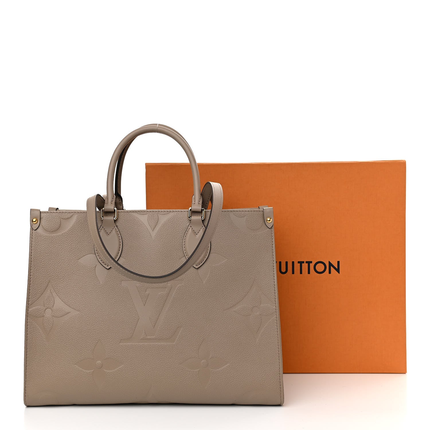 Louis Vuitton Empreinte Monogram Giant Onthego MM Tourterelle 10 of 10