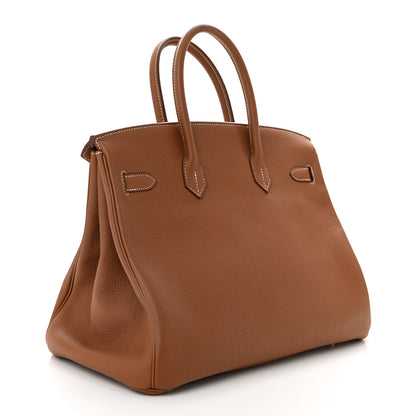Hermes Togo Birkin 35 Gold 3 of 11