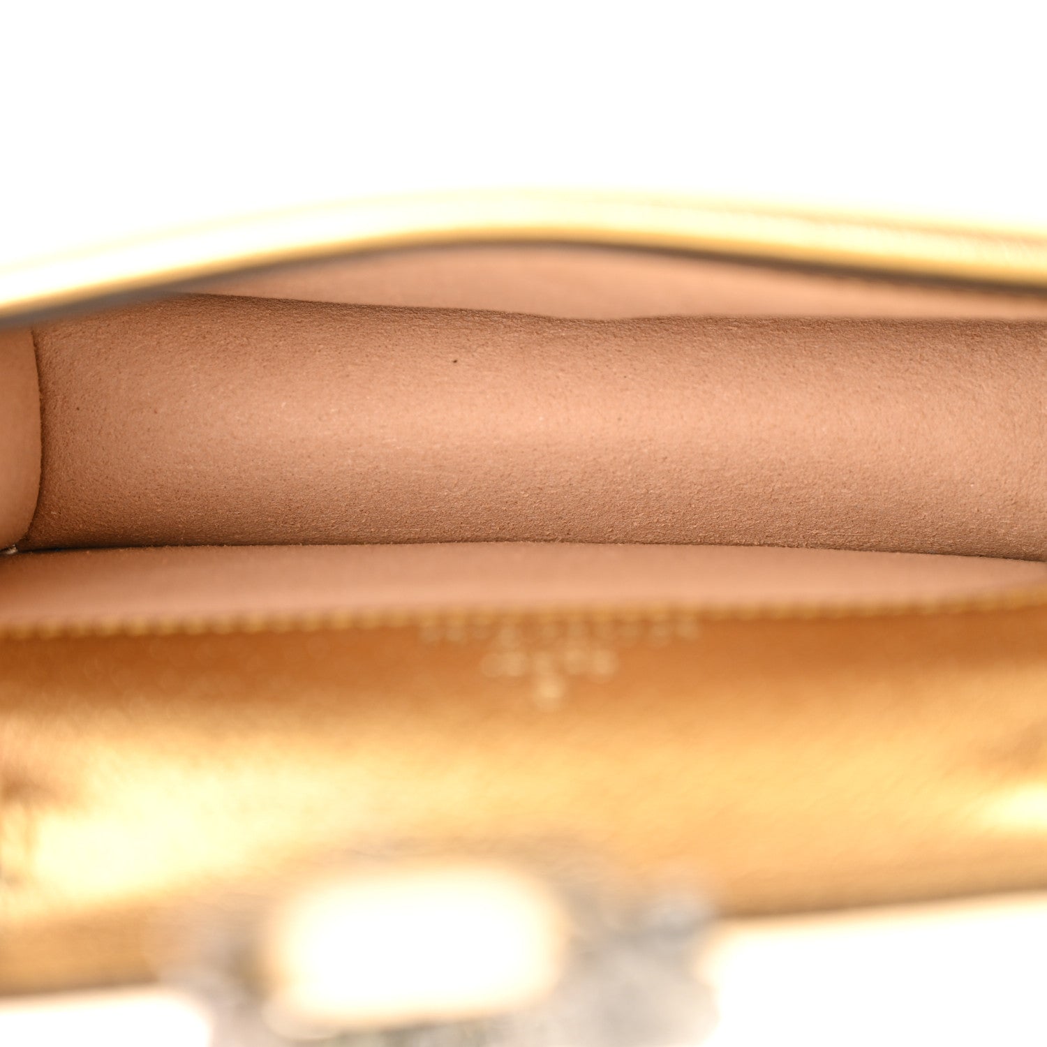 Gucci Metallic Calfskin Super Mini Dionysus Shoulder Bag Gold 5 of 9