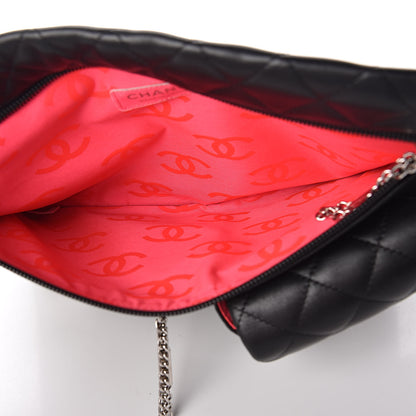 Chanel Calfskin Quilted Cambon Multipocket Shoulder Bag Black 5 of 11