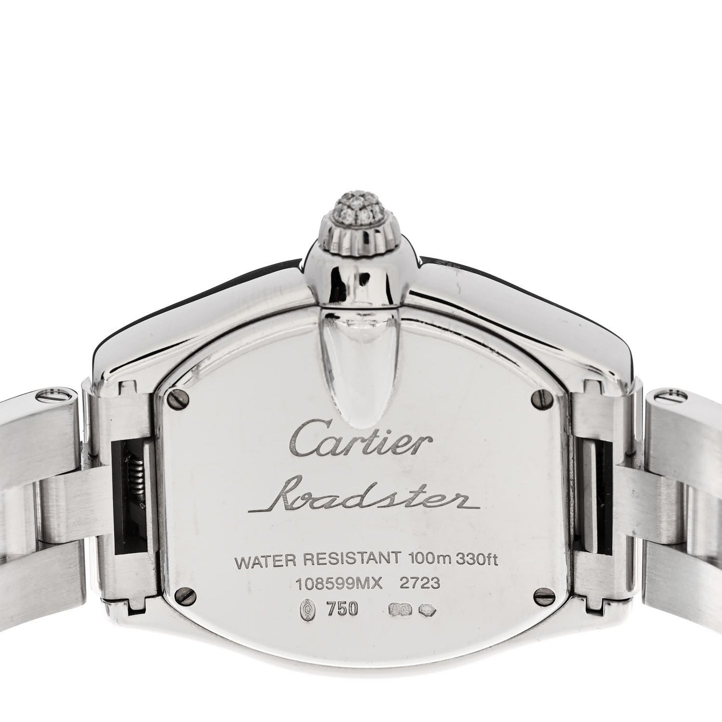 18K White Gold Diamond 31mm Roadster Quartz Watch