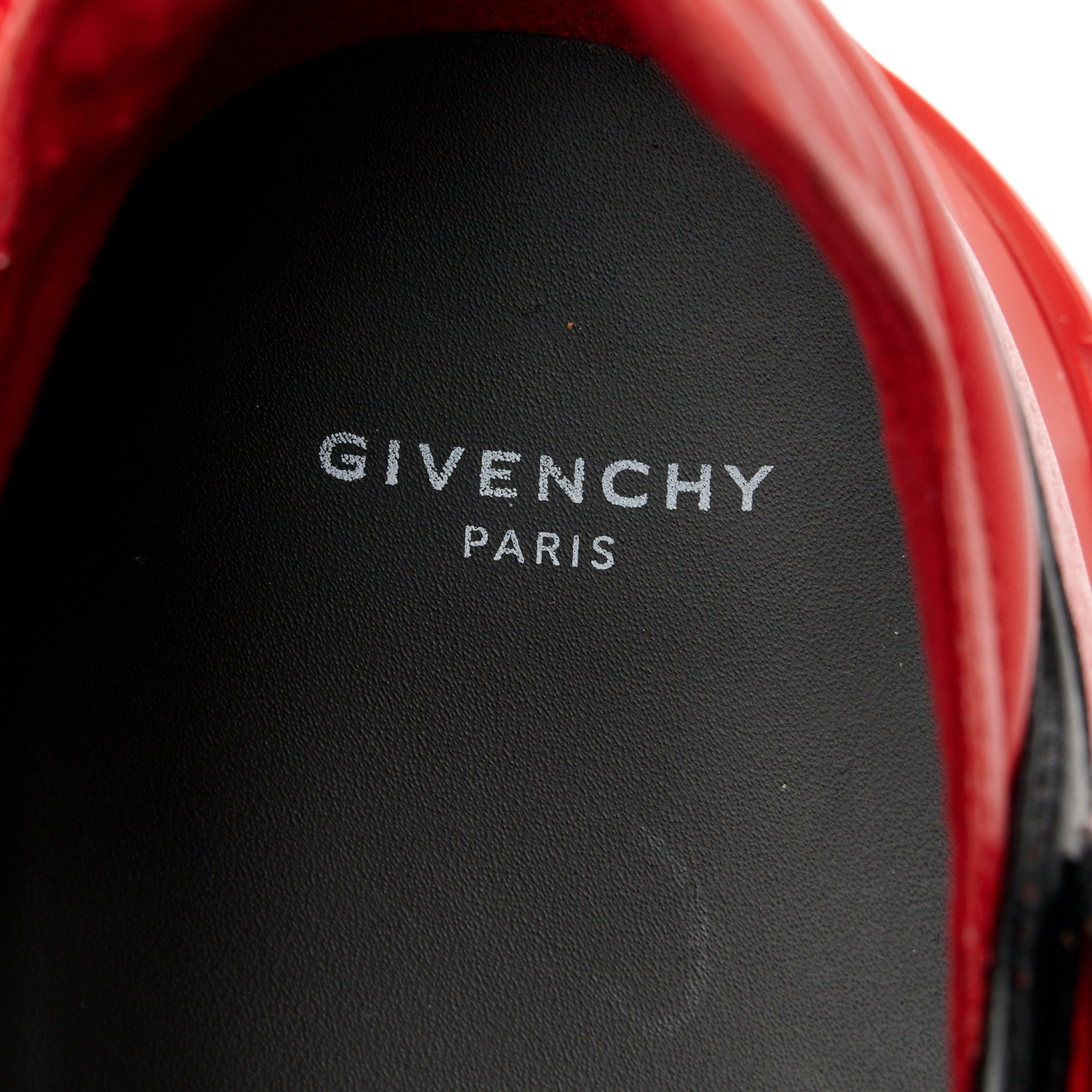 Givenchy Calfskin Spectre Low Runners Sneakers 41 Red Black 8 of 9