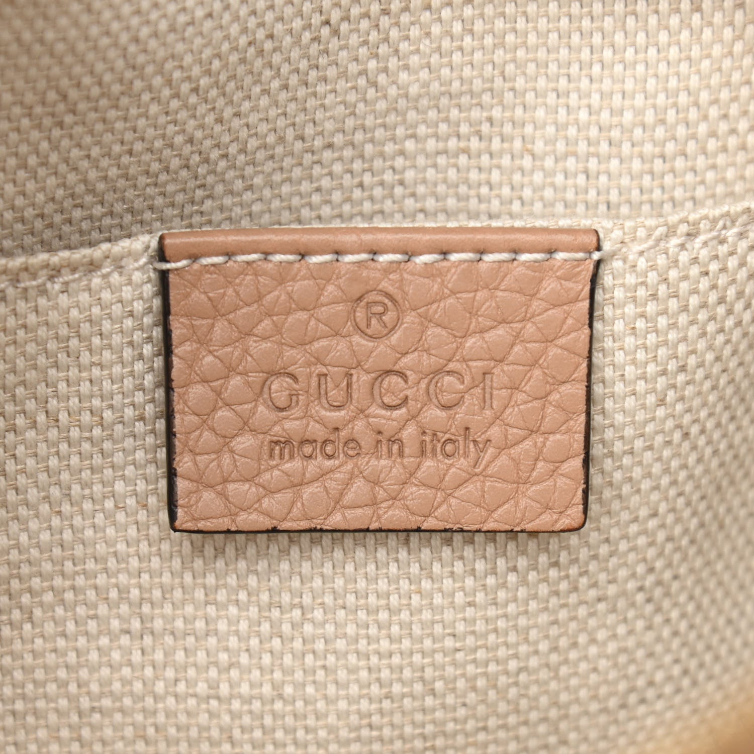 Gucci Pebbled Calfskin Small Soho Disco Bag Camelia 5 of 10