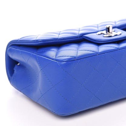 Chanel Lambskin Quilted Mini Rectangular Flap Royal Blue 8 of 12