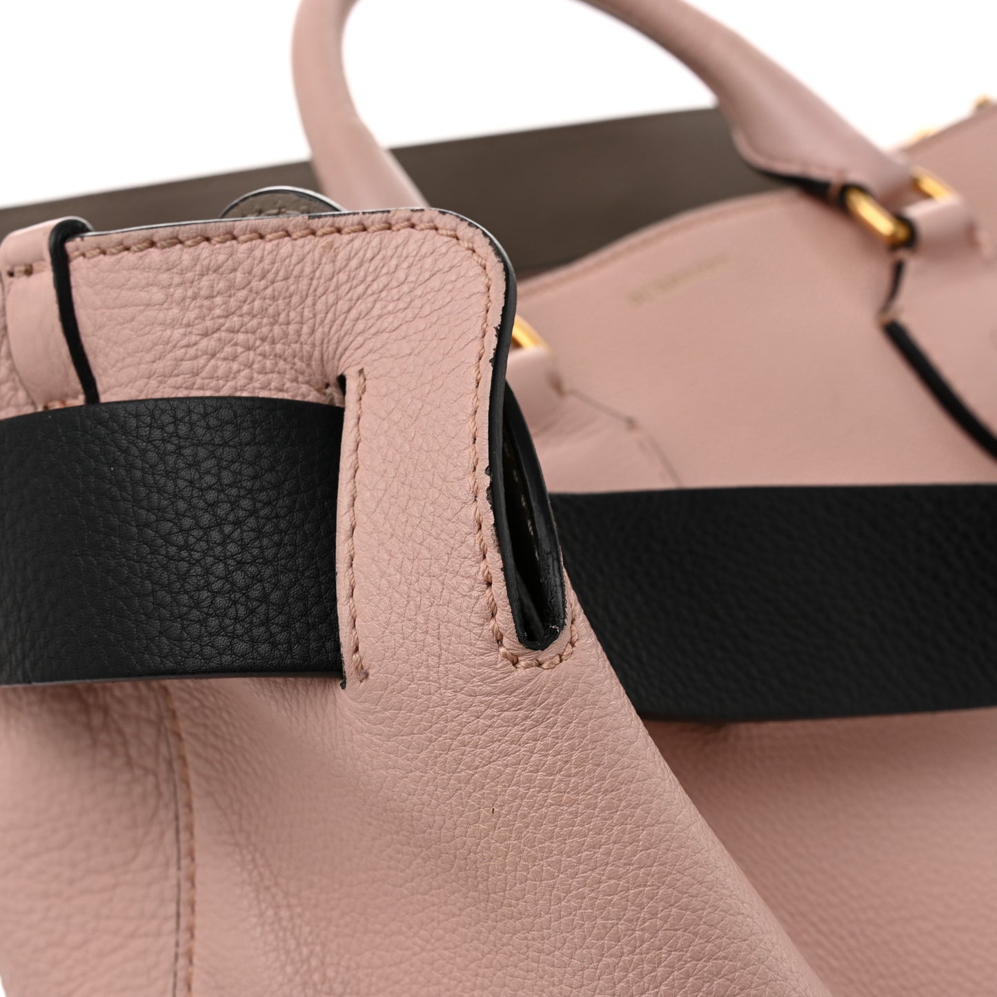 Marais Calfskin Medium Belt Bag Pale Ash Rose